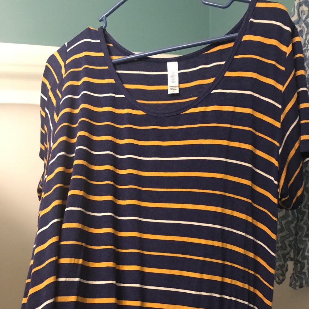 Lularoe Striped Classic Tee